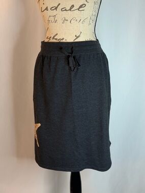 Gray Skirt with Starfish Design, 2XL